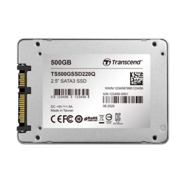 Transcend 500GB Solid State Drive SKU:TS500GSSD220Q
