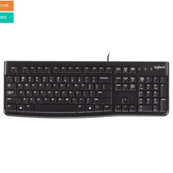 Logitech K120 Corded Keyboard SKU:920-002508