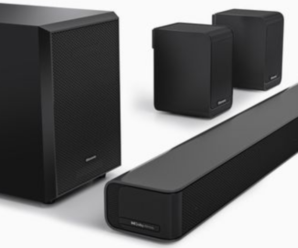 Hisense HS5100 5.1 Channel Soundbar 540W with Subwoofer and Speakers