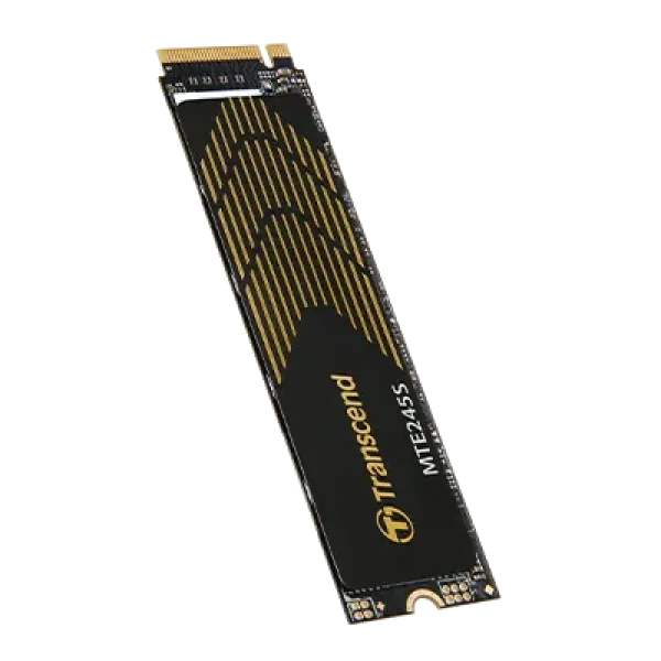 TRANSCEND 250GB MTE245S PCI-E  GEN 4X4 M.2 NVMe 2280 SSD 3D NAND - 3200 MB/s Read1800 MB/s Write - 150 TBW