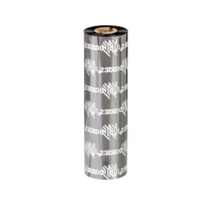 Zebra Original Wax Ribbon; 110mmx450m; 2300; Standard; 25mm core for ZT Series