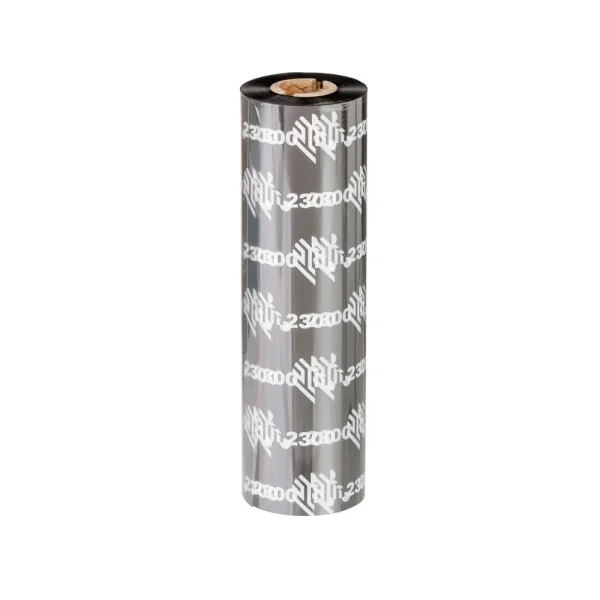 Zebra Original Wax Ribbon; 110mmx450m; 2300; Standard; 25mm core for ZT Series