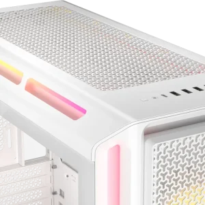 Corsair iCUE LINK 5000T LX RGB Mid-Tower PC Case; White