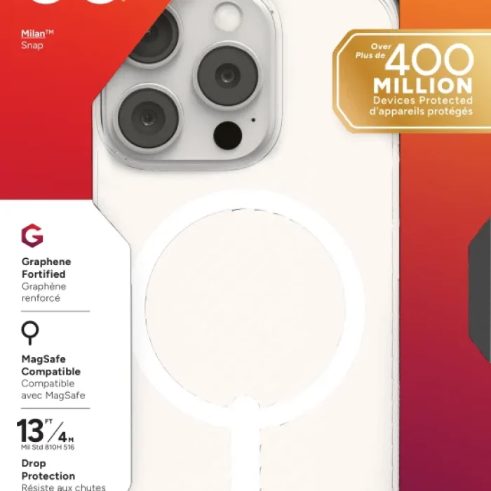 ZAGG Cases Luxe Snap Apple iP16 Pro  Clear