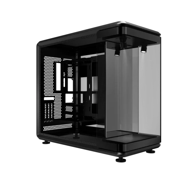 Cooler Master MasterFrame 360 Panorama case Supports Mini-ITX; Micro-ATX; ATX; and BTF with 110 mm cable clearance