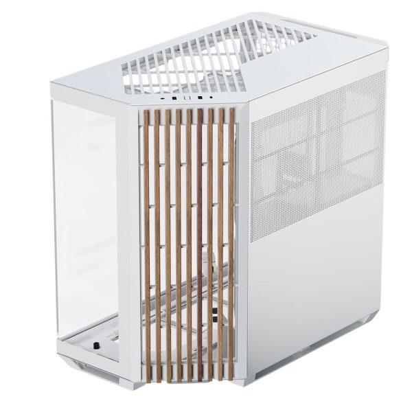 Aerocool APNX V1 premium White mid-tower ATX case -Supports up to 10 fans -  6x2.5'' or 2x 3.5'' - 360mm radiator - 4 fans + Hub