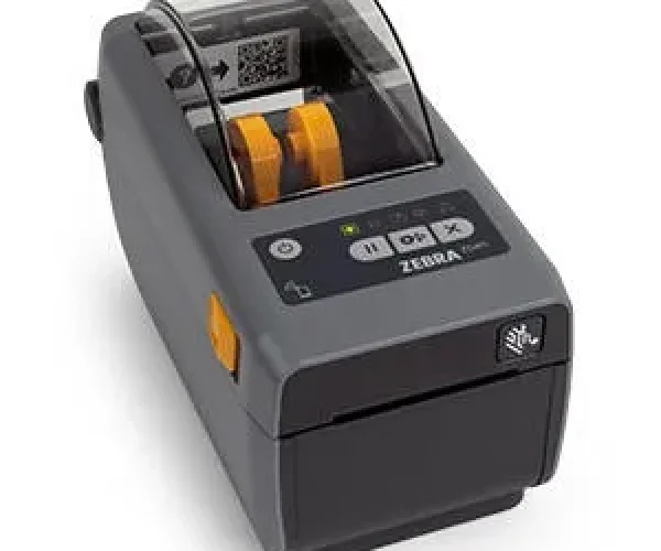 Zebra-Direct Thermal Printer ZD411; 300 dpi; USB; USB Host; Modular Connectivity Slot; BTLE5; EU and UK Cords; Swiss Font; EZPL