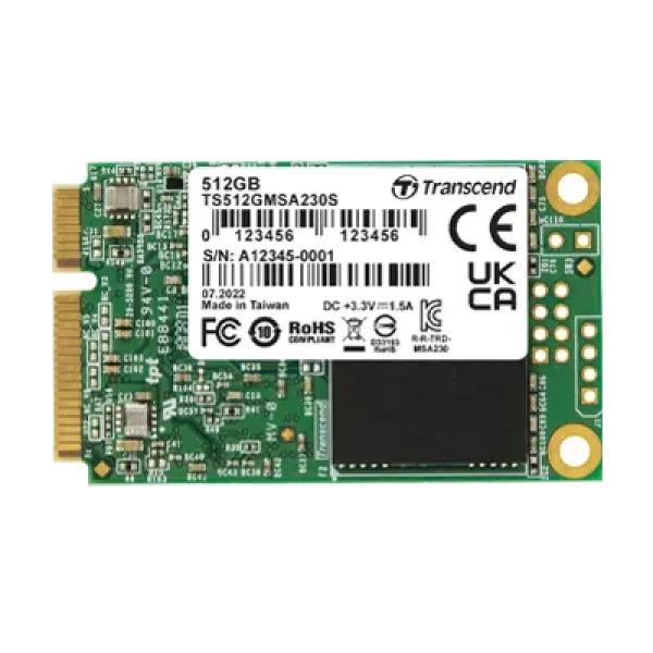 TRANSCEND 512GB MSA230 MSATA SSD