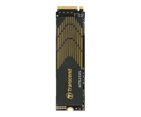 TRANSCEND 2TB MTE250S PCI-E GEN 4X4 M.2 NVMe 2280 SSD 3D TLC -7100 MB/s Read 6500 MB/s Write with Graphen Head Spreader -1560TBW