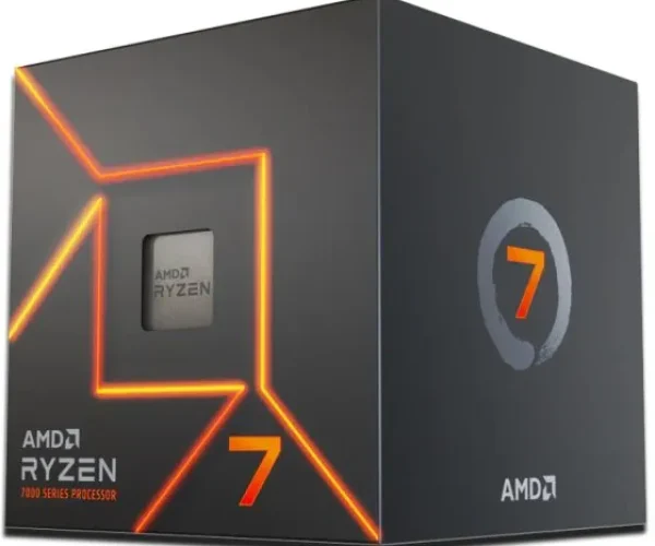 AMD Ryzen 7 7700 5nm SKT AM5 CPU; 8 Core/16 Thread Base Clock 3.8GHz; 32MB Cache; Radeon Graphics; Wraith Prism Cooler