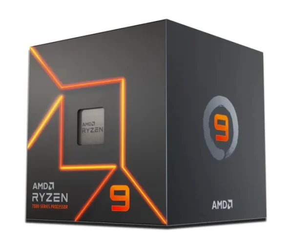 AMD Ryzen 9 7900 5nm SKT AM5 CPU; 12 Core/24 Thread; Base Clock 3.7GHz;64 MB Cache; Radeon Graphics; Wraith prism cooler
