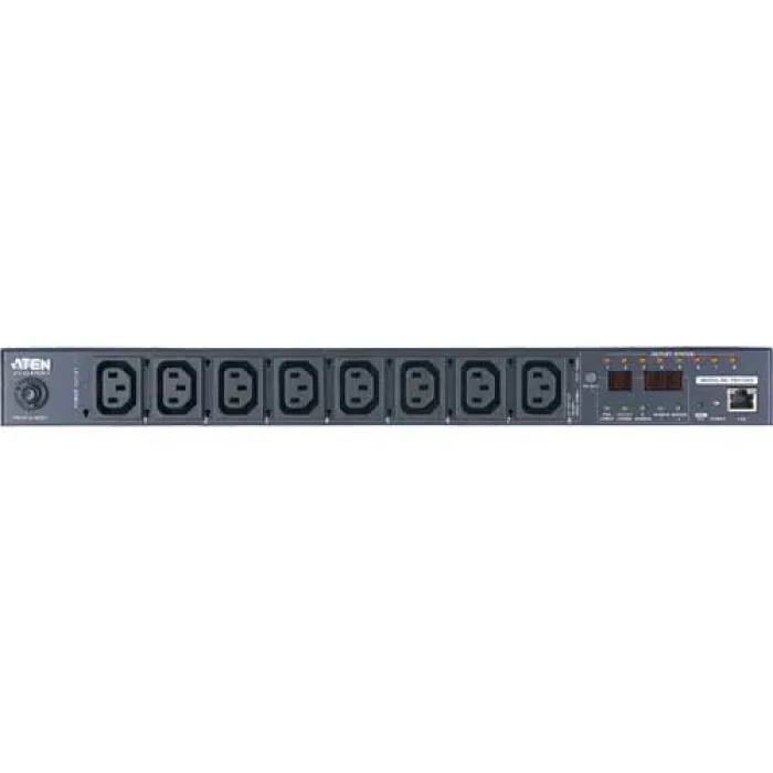 15A/10A 8-Outlet 1U Outlet-Metered & Switched eco PDU