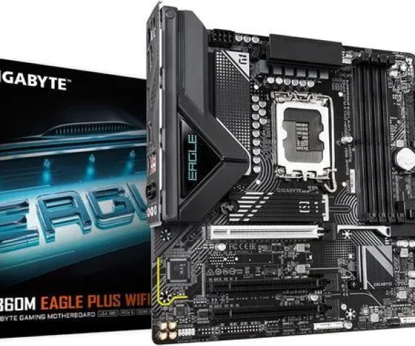 GIGABYTE Intel® B860 Chipset for LGA 1851; 4x DDR5; 2x M2; HDMI/DP; mATX.