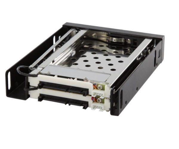 VANTEC MRK-225S6 DUAL BAY SATA HDD/SDD RACK