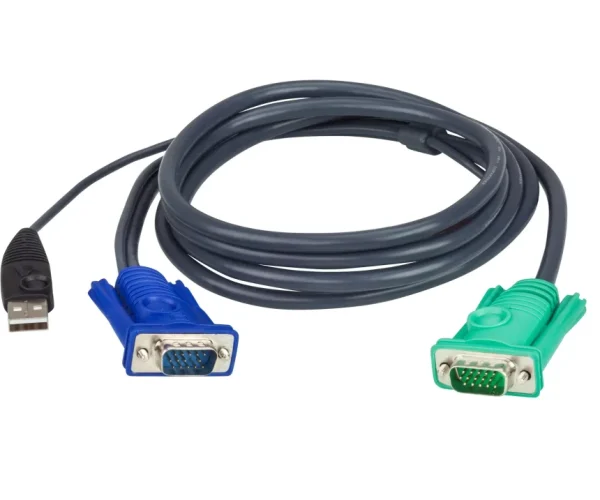 ATEN 3M USB KVM Cable with 3 in 1 SPHD