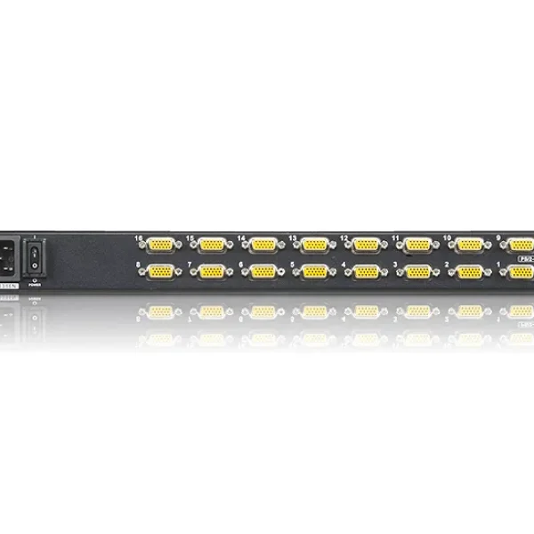 16P PS/2 USB VGA 19'' LCD KVM Switch W/(USA KB/SPKB)/W/(US/EU) CORD ATEN