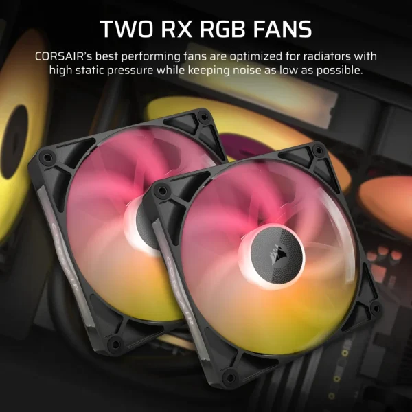 Corsair iCUE LINK TITAN 280 RX RGB Liquid CPU Cooler - RX140 RGB Fans – Fits Intel® LGA 1851/1700; AMD® AM5/AM4.