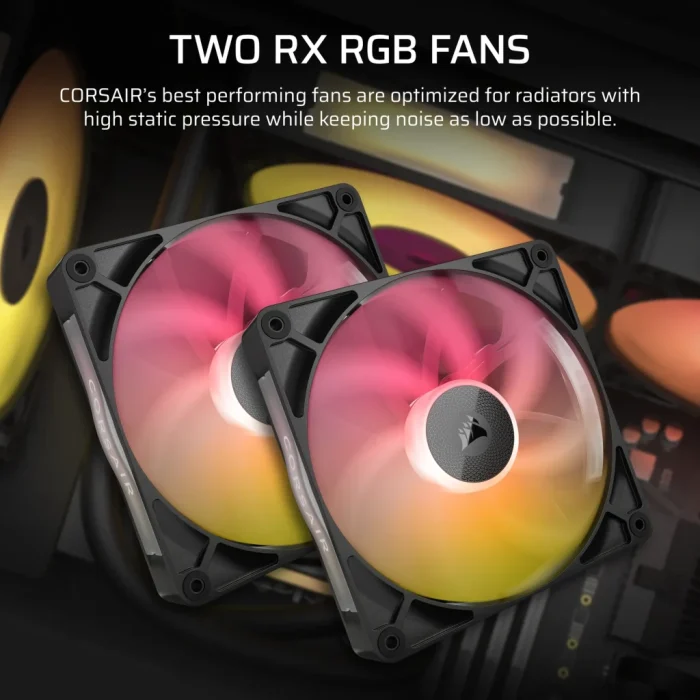 Corsair iCUE LINK TITAN 280 RX RGB Liquid CPU Cooler - RX140 RGB Fans – Fits Intel® LGA 1851/1700; AMD® AM5/AM4.