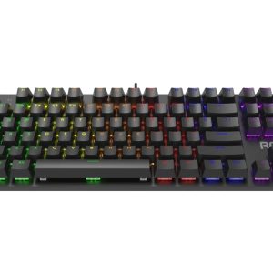 RCT HyperKeyTKL 87 keys Mechanical Gaming Keyboard; Blue mechanical switches; Multi Color LED Backlight.