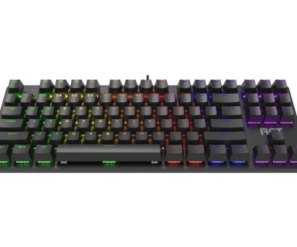 RCT HyperKeyTKL 87 keys Mechanical Gaming Keyboard; Blue mechanical switches; Multi Color LED Backlight.