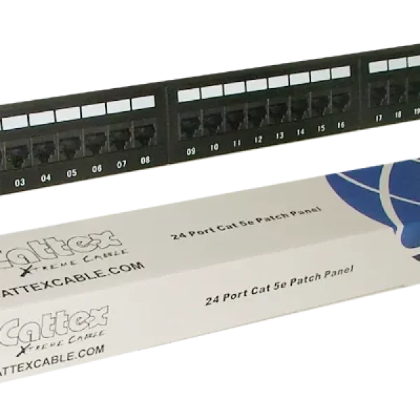 RCT 24 PORT CAT5E UTP PATCH PANEL