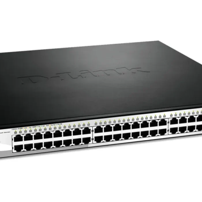 D-Link 48 PoE 10/100/1000 ports + 4 SFP ports Metro Switch