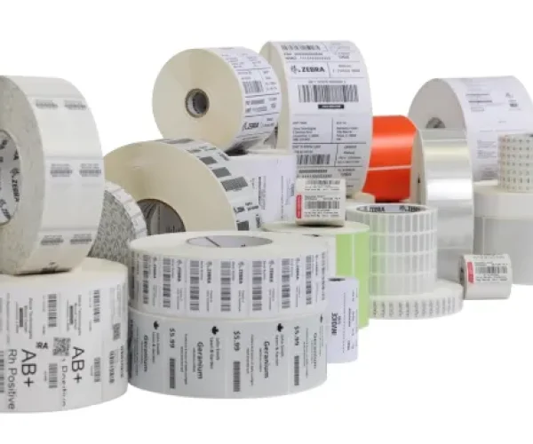 Zebra Wax Ribbon; 110mmx450m; 1600; Standard; 25mm core
