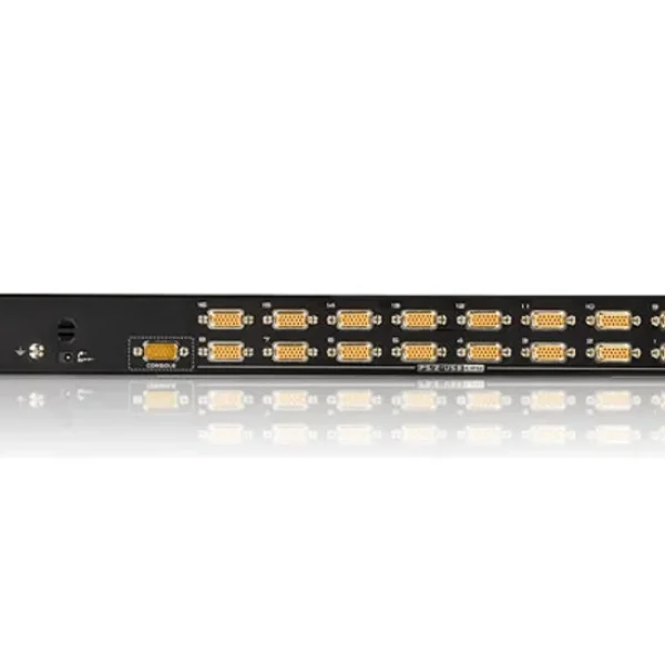 ATEN 16-Port PS/2-USB  VGA KVM Switch/Cascade/W/(US/EU/OUT) ADP. ATEN