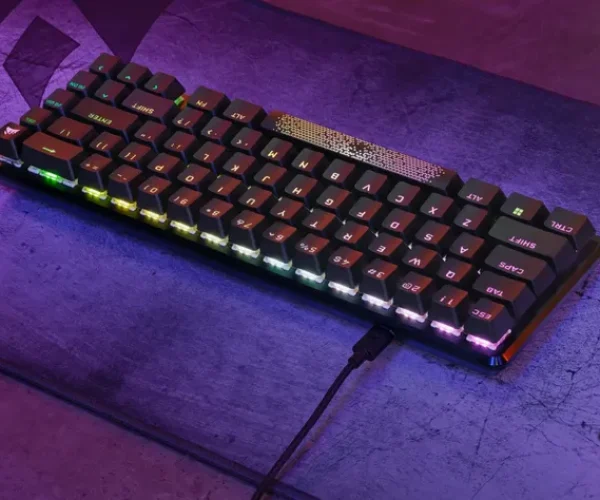 Corsair K65 PRO MINI RGB 65% Optical-Mechanical Gaming Keyboard - Corsair OPX switches - Black