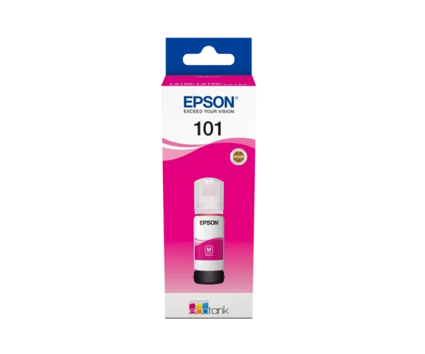 Epson 101 Ecotank Magenta ink bottle (70ml). 6000 pages @ 5% coverage.