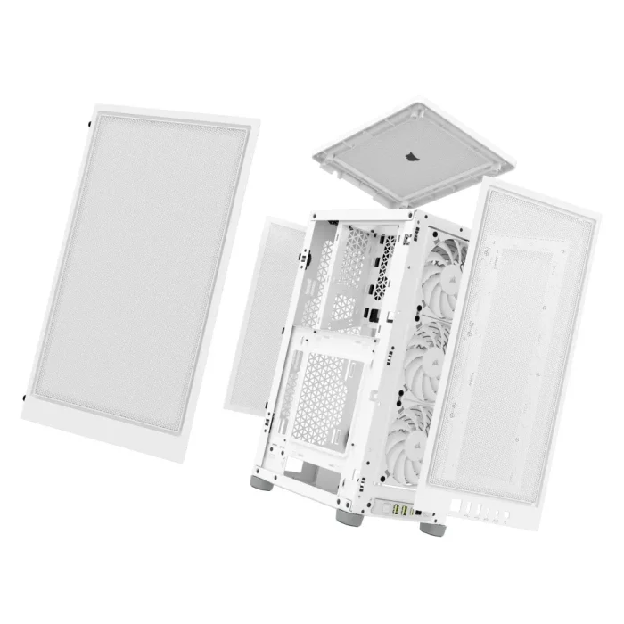 2000D AIRFLOW White Mini-ITX PC Case; 3x 2.5'' Drive Bays; Up to 360mm Radiator compatible