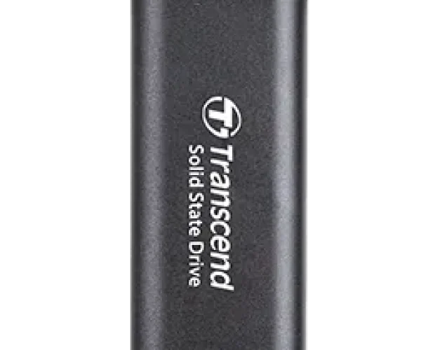 TRANSCEND 256 GB ESD310C USB3.2 TYPE A & C (USB 10Gbps) OTG COMPACT PORTABLE SSD  - Read 1050MB/s Write 950 MB/s - Black