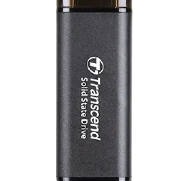 TRANSCEND 512 GB ESD310C USB3.2 TYPE A & C (USB 10Gbps) OTG COMPACT PORTABLE SSD  - Read 1050MB/s Write 950 MB/s - Black