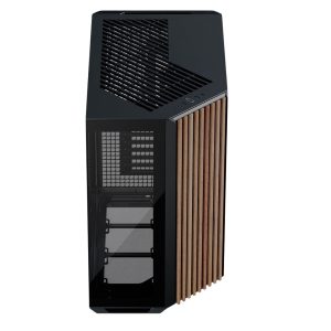 Aerocool APNX V1 premium Black and Wood mid-tower ATX case -Supports up to 10 fans - 6x2.5'' or 2x 3.5'' - 360mm radiator -