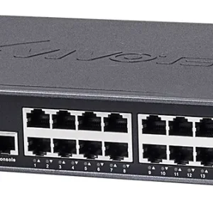 VIVOTEK Managed 24x GE PoE; 2x Combo SFP Switch; 370W