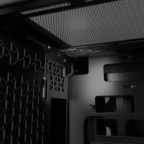 iCUE 2500X Micro ATX Black Dual Chamber PC Case; 2x 2.5'' Drive Bays; 2x 3.5''; Up to 360mm Radiator compatible