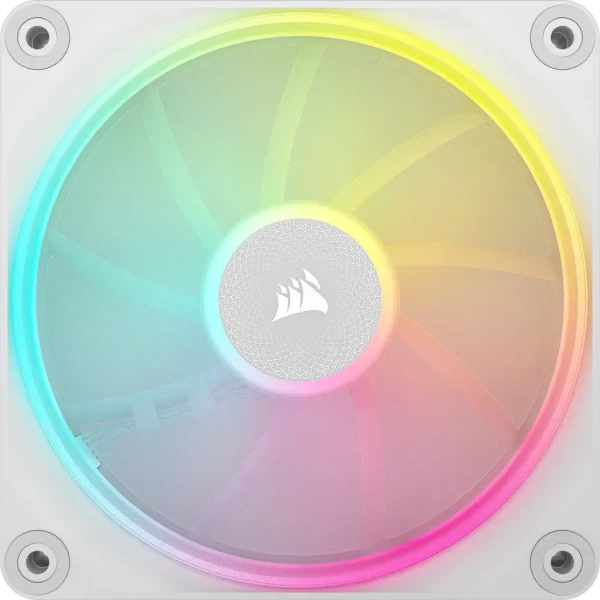 CORSAIR LX RGB Series; iCUE LINK LX120 RGB White; 120mm Fan; Triple Pack