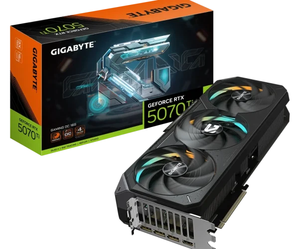GIGABYTE nVidia GeForce RTX™ 5070Ti GAMING OC - 16GB GDDR7 HDMIx1/DPx3