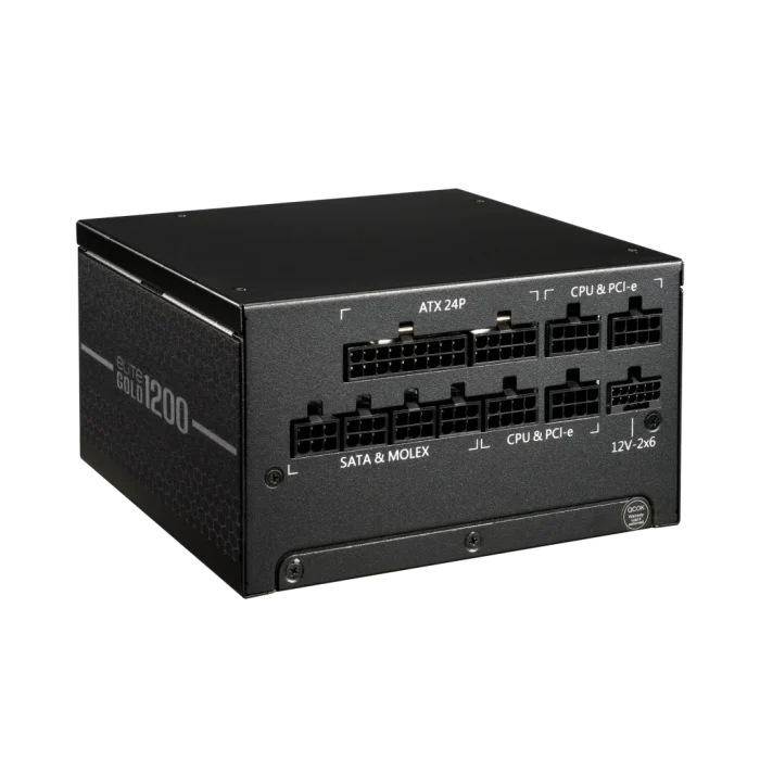 Cooler MasterELITE Gold 1200 1200W 80 Plus Gold Fully Modular Black PCIe 5.1 ATX 3.1 Desktop Power Supply