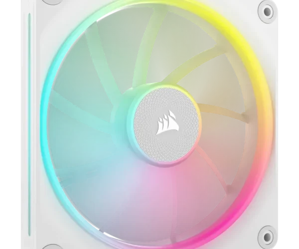 Corsair LX RGB Series; iCUE LINK LX140 RGB White; 140mm Fan; Dual Pack; iCUE LINK System Hub Included