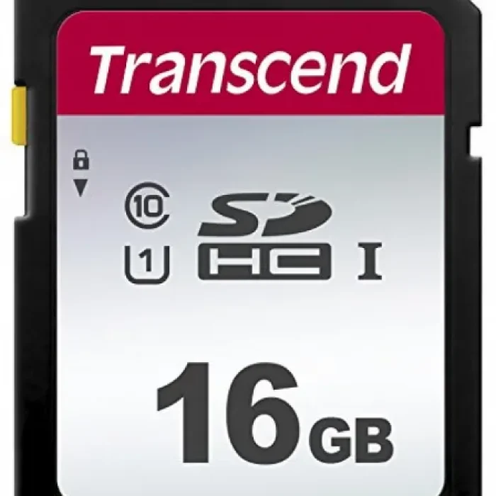 TRANSCEND 300S 16GB UHS-I CLASS 10 U1 SDHC CARD - 2D NAND