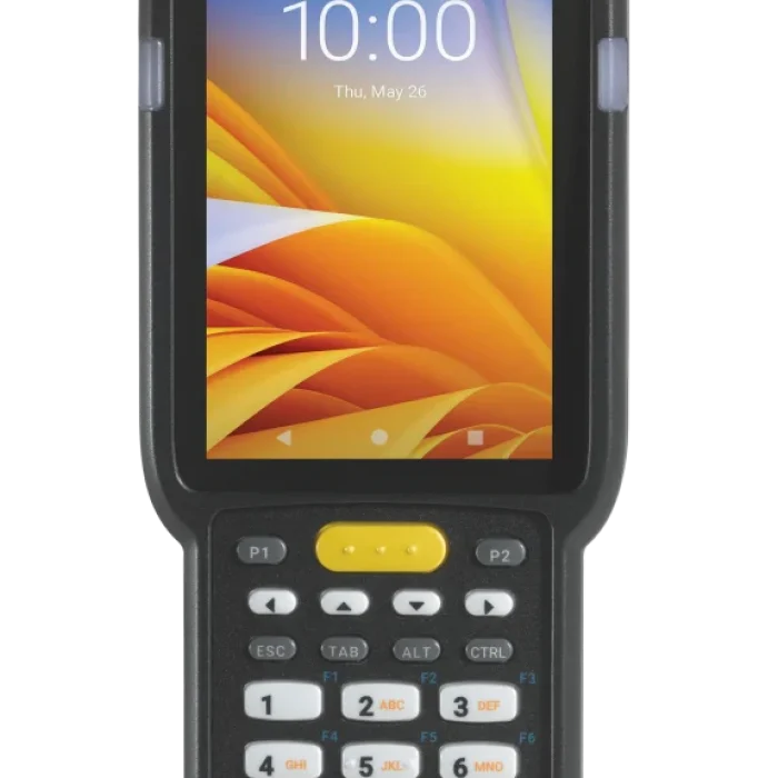 Zebra Brick Straight Shooter; 802.11 a/b/g/n/ac; Bluetooth; 2D SE4770; 4.0'' display; 38 Key; Extended Capacity Battery; Android