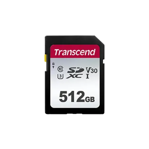 TRANSCEND 300S 512GB UHS-1 CLASS 10 U1 U3 V30 SDXC CARD 3D NAND