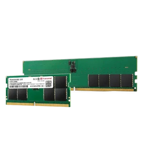 TRANSCEND 32GB DDR5-5600 Embedded Unbuffered NOTEBOOK SO-DIMM 2RX8 CL46  (2Gx8)x16