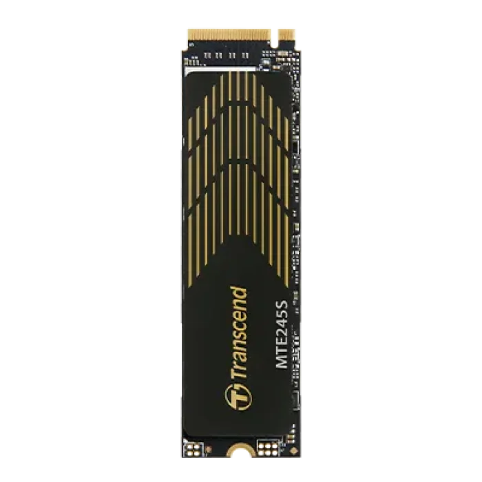 TRANSCEND 500GB MTE245S PCI-E  GEN 4X4 M.2 NVMe 2280 SSD 3D TLC - 4800 MB/s Read 4000 MB/s Write - 300 TBW