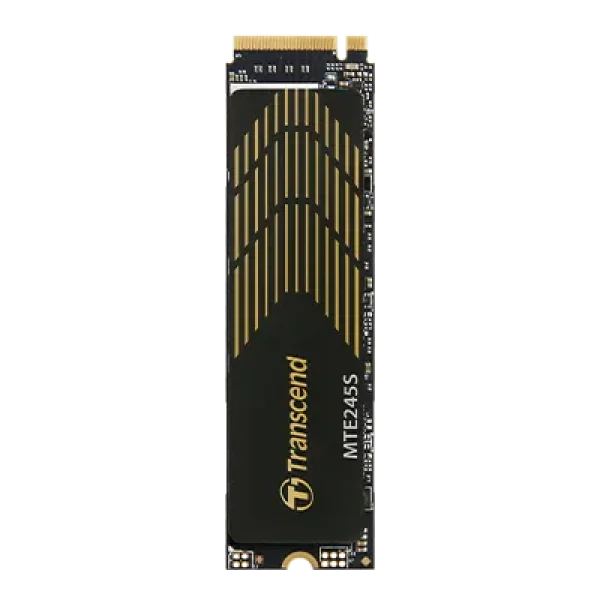TRANSCEND 1 TB MTE245S PCI-E  GEN 4X4 M.2 NVMe 2280 SSD 3D TLC - 5300 MB/s Read 4600 MB/s Write - 600 TBW