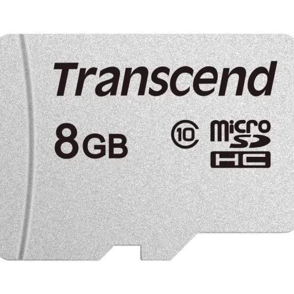 TRANSCEND 300S 8GB MICRO SD UHS-I U1 CLASS10  READ upto 20 MB/S - WRITE up to10MB/S - WITHOUT ADPTOR - 3D NAND - NO ADAPTOR
