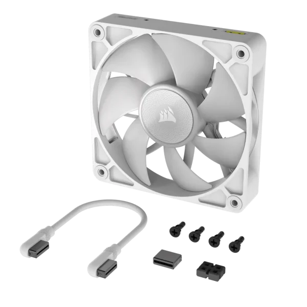 Corsair RX RGB Series; iCUE LINK RX120 RGB White; 120mm Fan; Single Pack