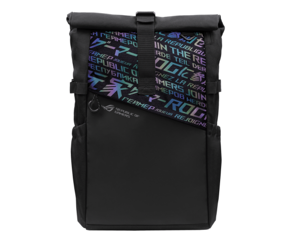 ASUS BP4701 ROG Backpack|Fits up to 17 inch laptops|Water-repellent polyester material|Bold holographic cyber-text with reflecti