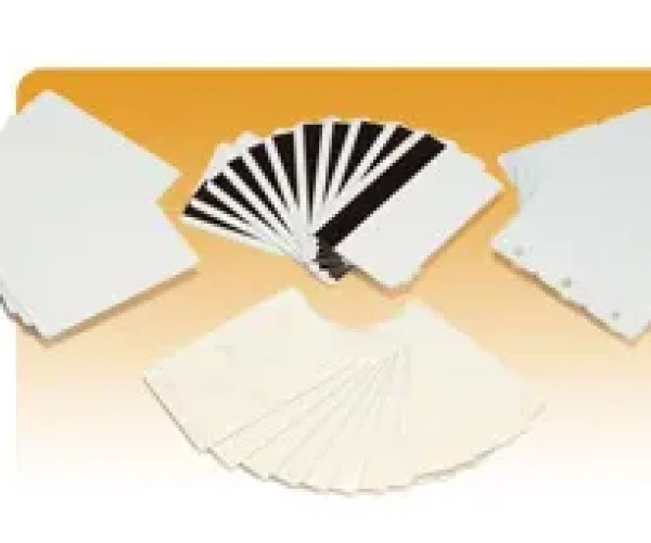 Zebra white PVC 30mil cards (500 per box)